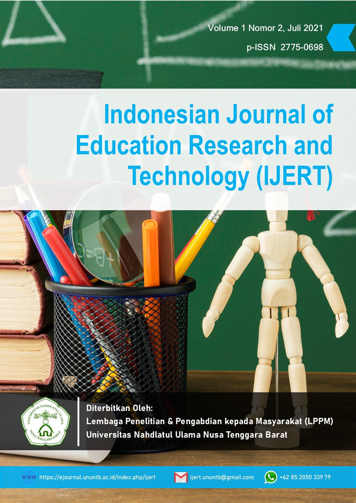 					View Vol. 1 No. 2 (2021): Indonesian Journal of Education Research and Technology (IJERT)
				